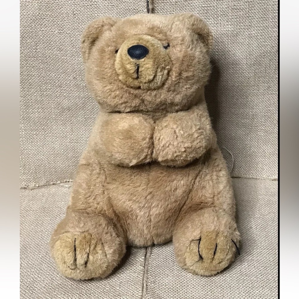 Vintage Sugar Loaf Beige Teddy Bear Plush Stuffed Animal Cottage Core AS IS READ